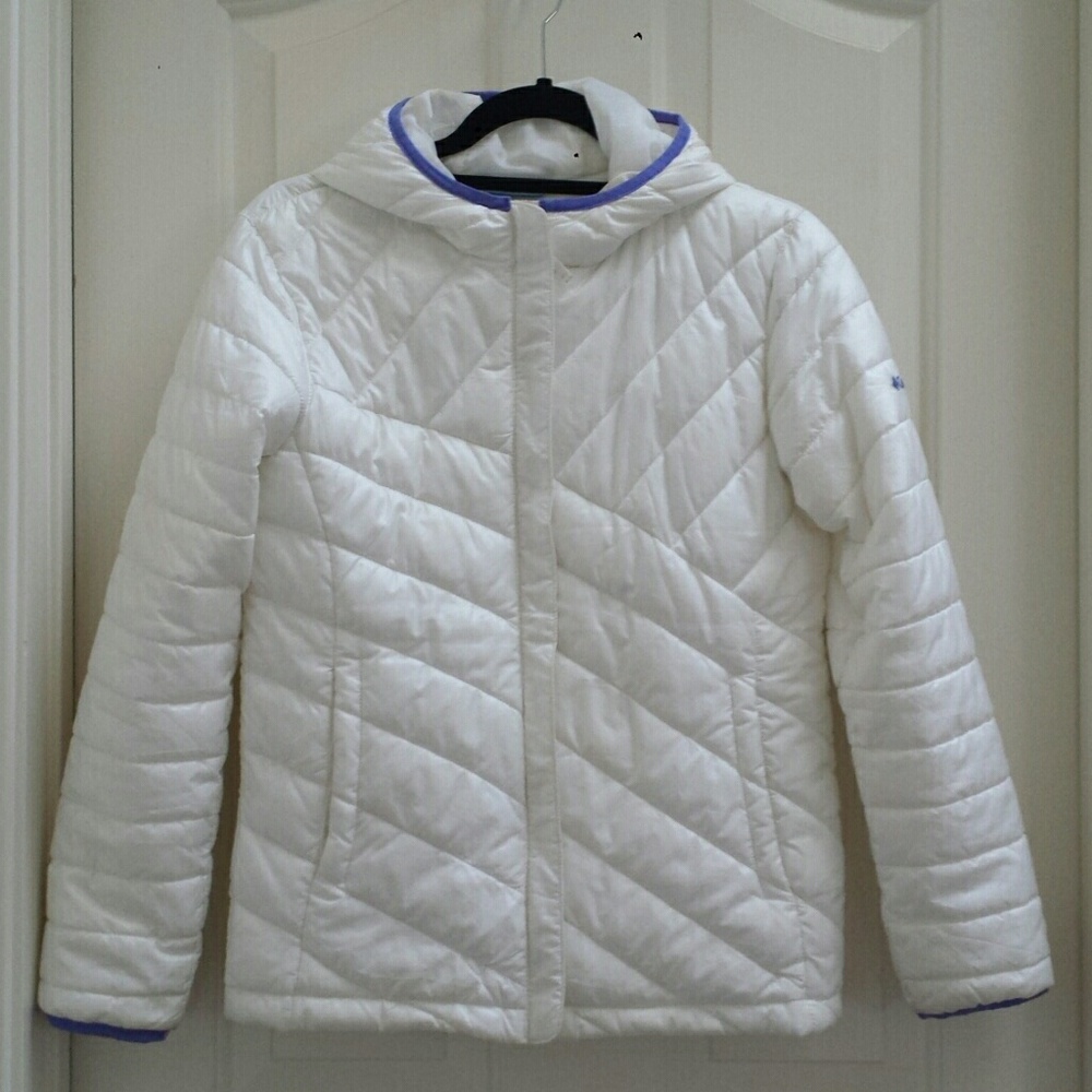 Columbia Girls Powder Lite Jacket Large 14/16 EUC